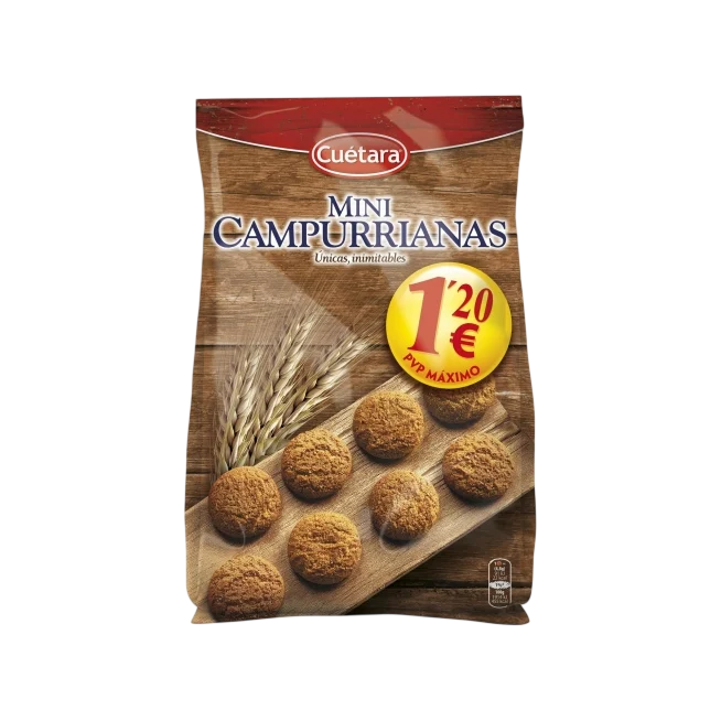 GALLETA CUETARA CAMPURRIANAS MINI (1,2€) B/260 GR