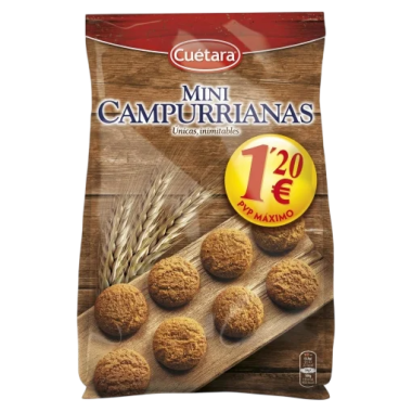 GALLETA CUETARA CAMPURRIANAS MINI (1,2€) B/260 GR
