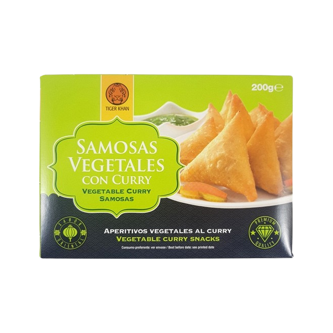 SAMOSAS VEGETALES CURRY TIGER KHAN 300GR