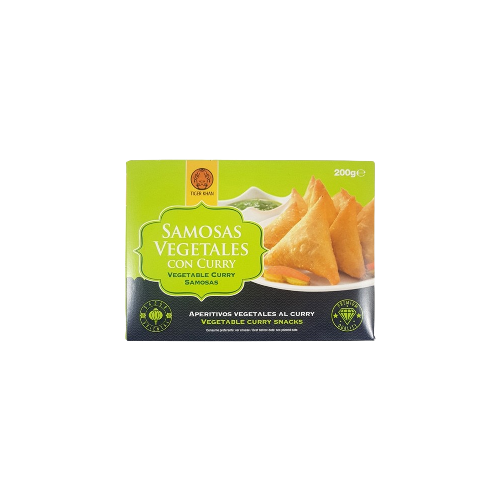 SAMOSAS VEGETALES CURRY TIGER KHAN 300GR