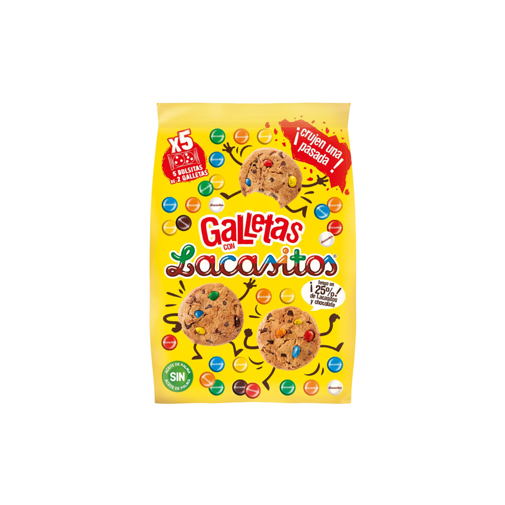 GALLETAS C/LACASITOS 5 UDS P/120GR