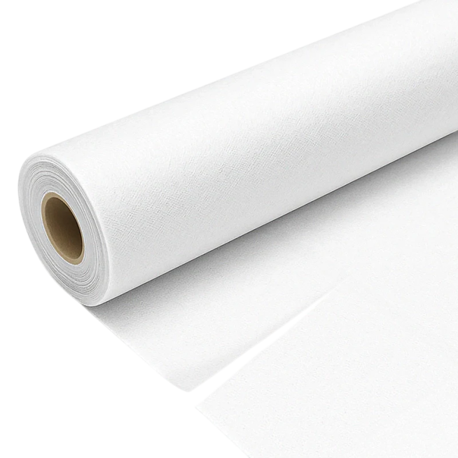 MANTEL CORRECAMINO TELA/PAPEL BLANCO ROL/0,40X48CM