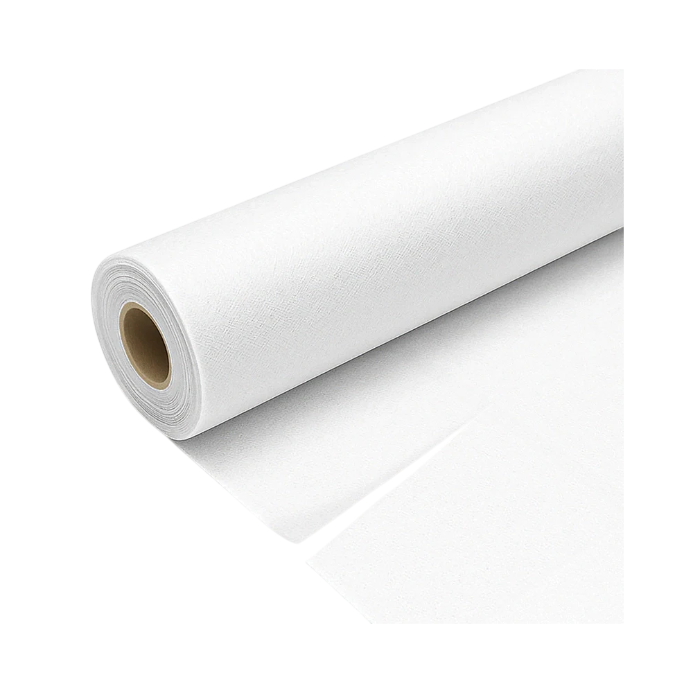 MANTEL CORRECAMINO TELA/PAPEL BLANCO ROL/0,40X48CM