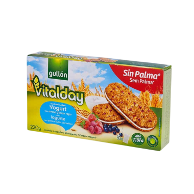 GALLETAS GULLON SANDWICH YOGUR C/FRUT PAQ/220G