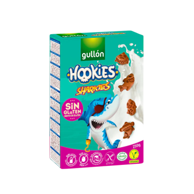 GALLETAS GULLON SHARKIES SIN GLUTEN P/250G