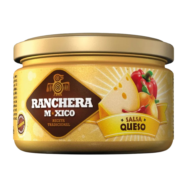 SALSA QUESO RANCHERA M-XICO T/CRISTAL 250GR