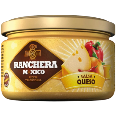 SALSA QUESO RANCHERA M-XICO T/CRISTAL 250GR
