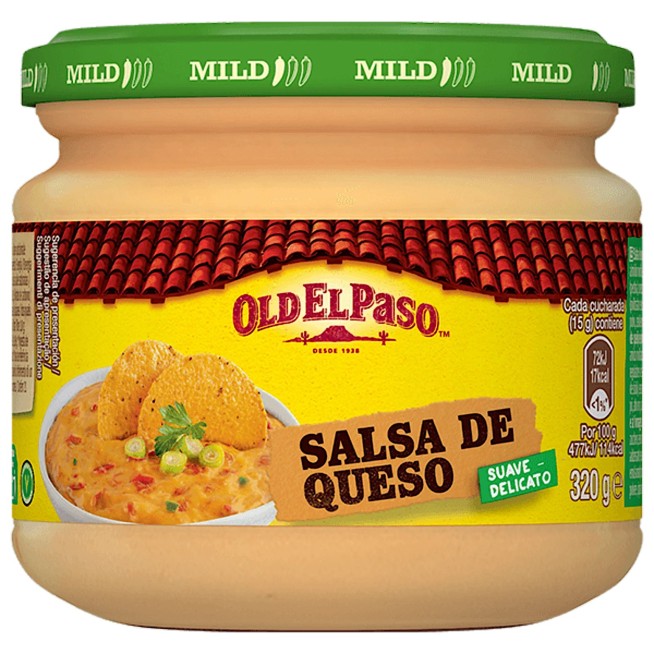 SALSA QUESO OLD EL PASO T/C 190 GR