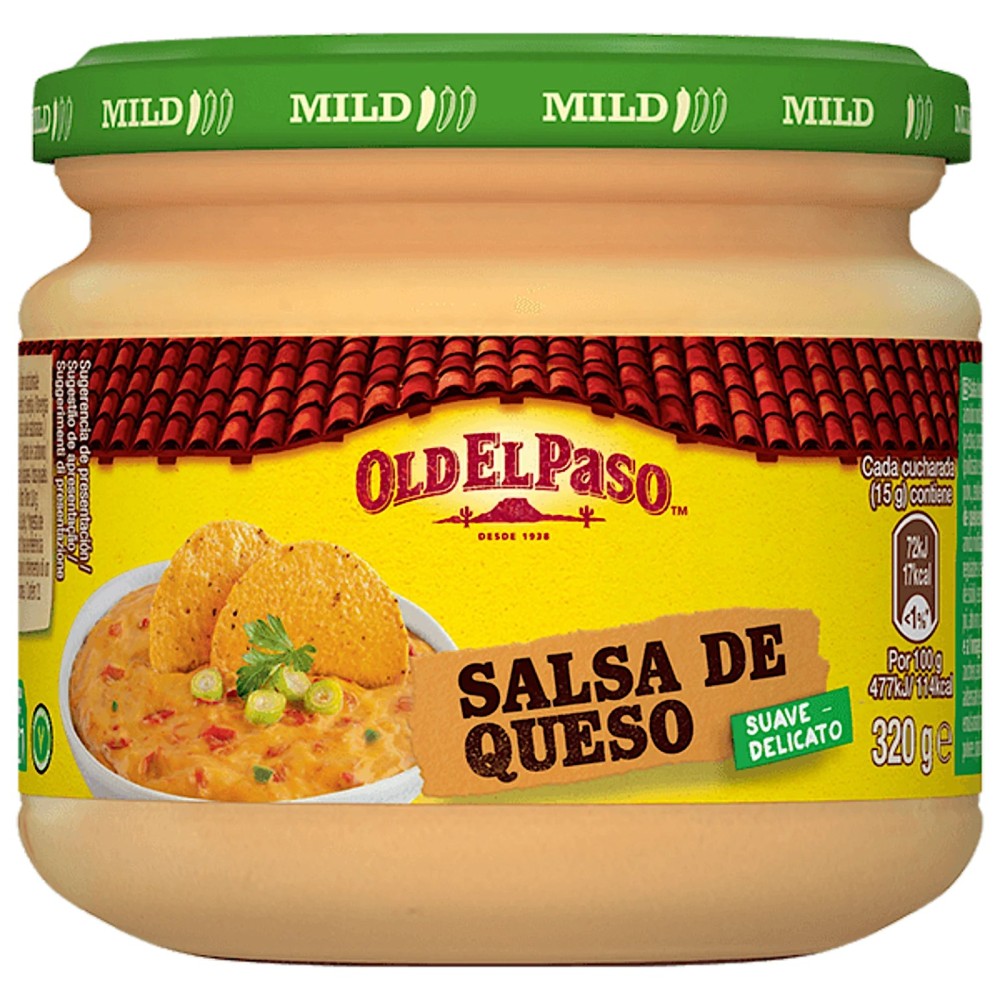 SALSA QUESO OLD EL PASO T/C 190 GR