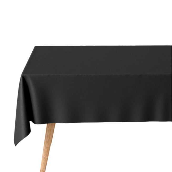 MANTEL PLEGADO NEGRO 1.2X1.8M 1UD