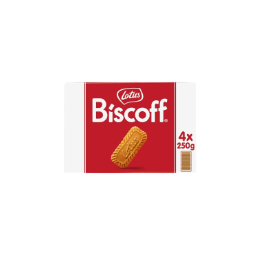 GALLETAS LOTUS BISCOFF CANELA 4X250 1.KG.