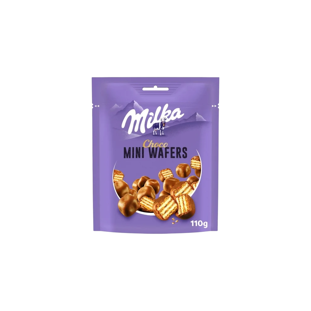 GALLETAS MILKA MINI CHOCO WAFERS P/110G