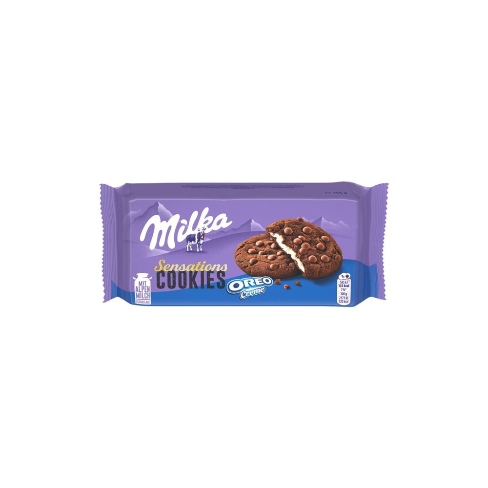 GALLETAS MILKA SENSATIONS OREO CREME P/156G