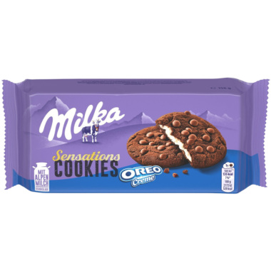 GALLETAS MILKA SENSATIONS OREO CREME P/156G