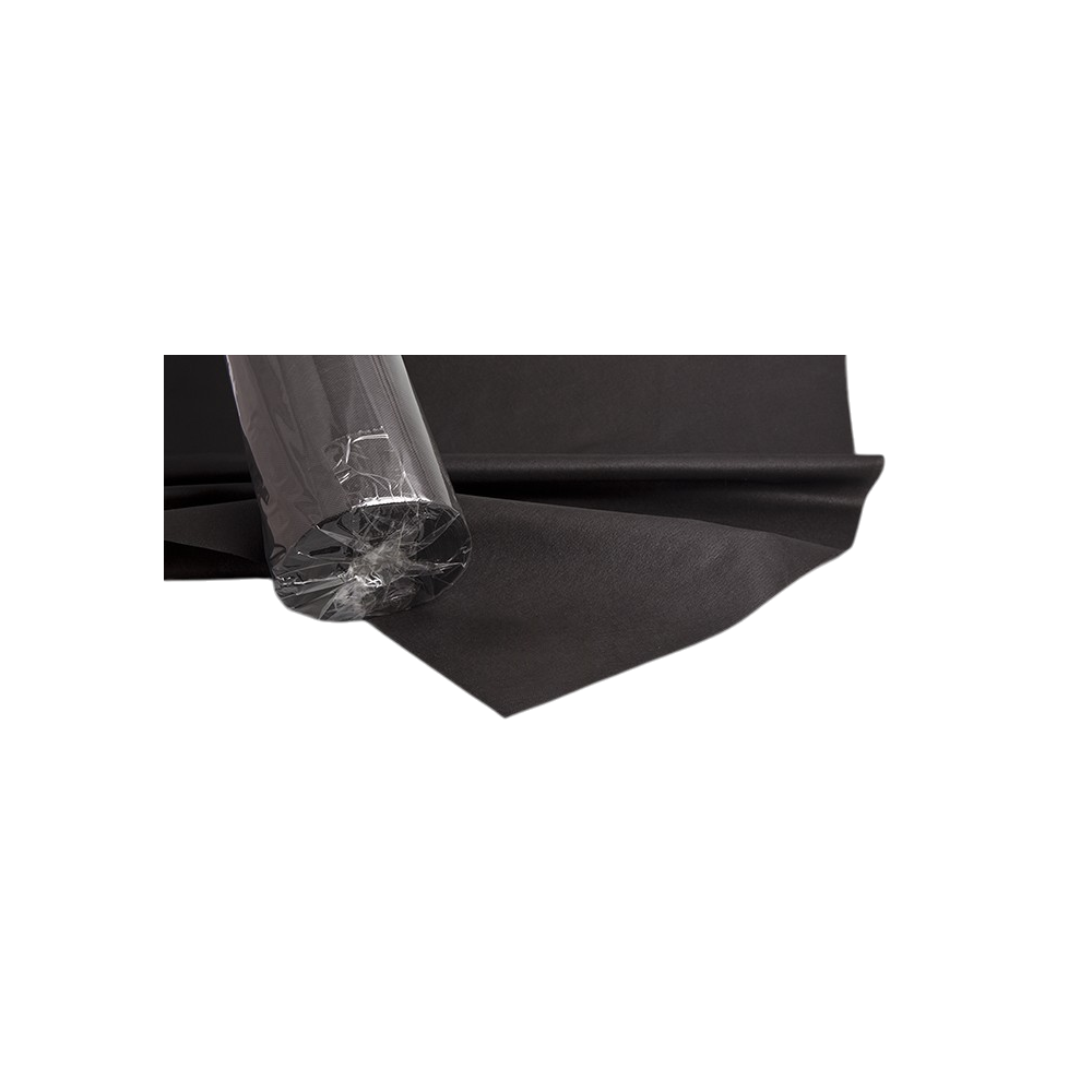 MANTEL TELA/PAPEL NEGRO DON CLEVER  ROLLO 1,20X50M