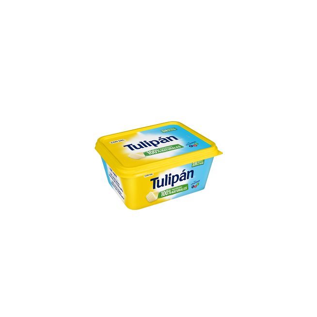 MARGARINA TULIPAN  CON SAL  TARRINA 900 GRAMOS