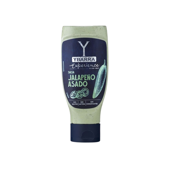SALSA JALAPEÑO ASADO YBARRA PET 500 ML