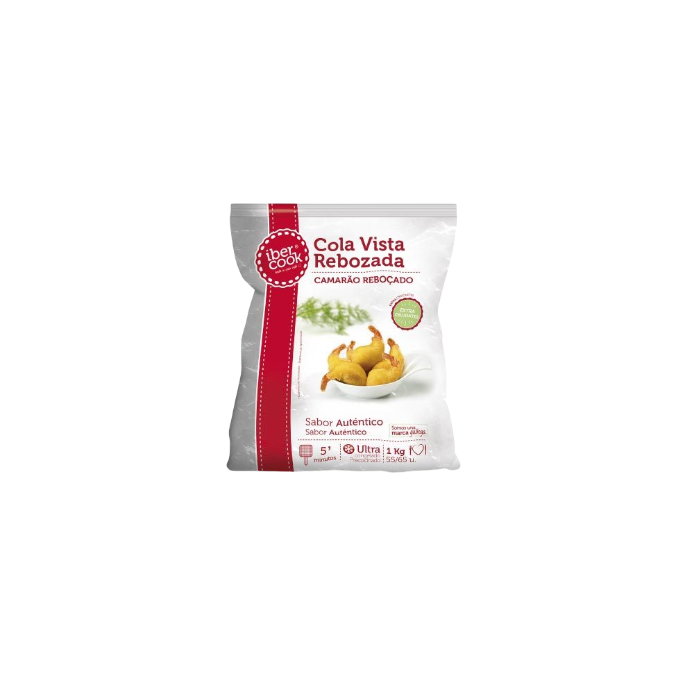GAMBA REBOZADA COLA IBERCOOK  55/65P B/1KG