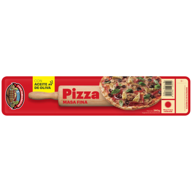 MASA PIZZA REFRIGERADA CASATARRADELLAS P/265 GR
