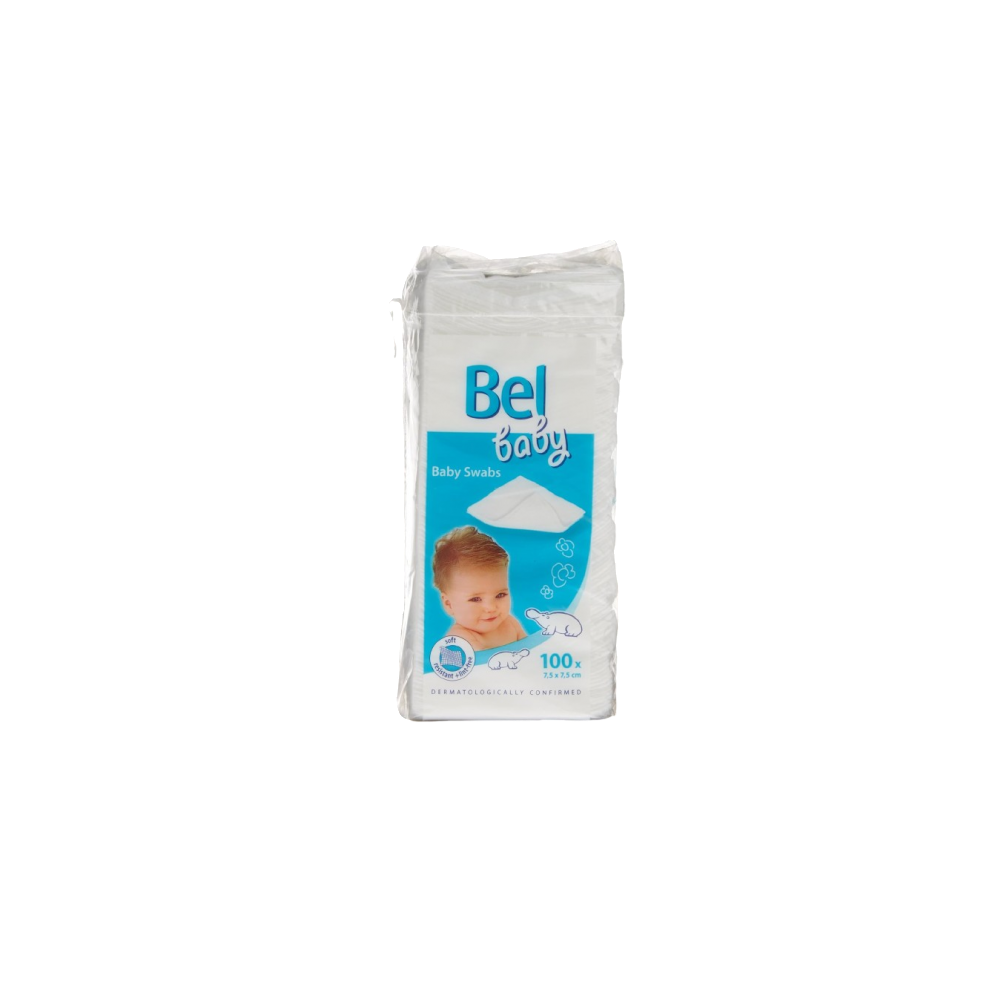 GASAS NO TEJIDAS 7,5X7,5CM BEL BABY PAQ/100 UD.