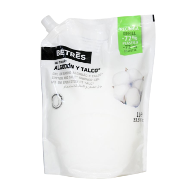 GEL BAÑO  BETRES ALGODON  ECOPACK 1 L