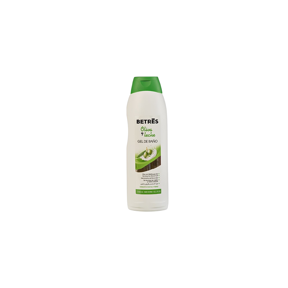 GEL BAÑO  BETRES OLIVA Y LECHE B/1250 ML