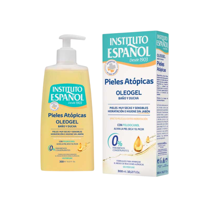 GEL BAÑO I/ESPAÑOL OLEOGEL PIEL ATOPICA B/300 ML