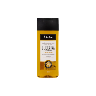 GEL BAÑO LIDA 100% NATUR.GLICERINA B/600 ML