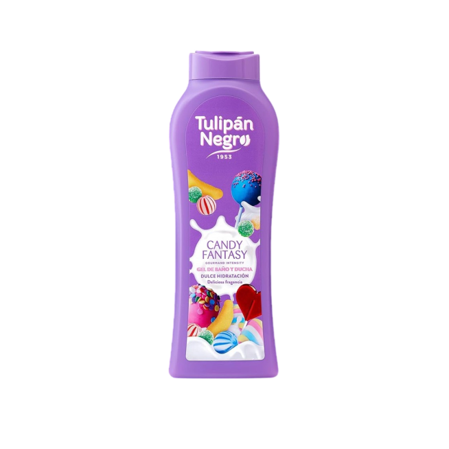 GEL BAÑO TULIPAN NEGRO CANDY FANTASY B/650 ML