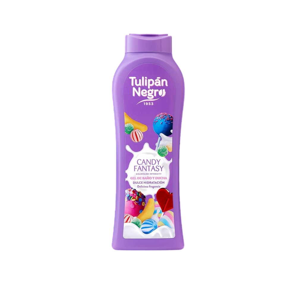GEL BAÑO TULIPAN NEGRO CANDY FANTASY B/650 ML