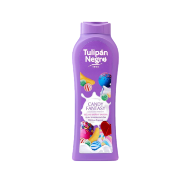 GEL BAÑO TULIPAN NEGRO CANDY FANTASY B/650 ML
