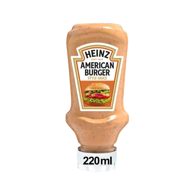 SALSA AMERICAN BURGUER HEINZ PET 220 ML