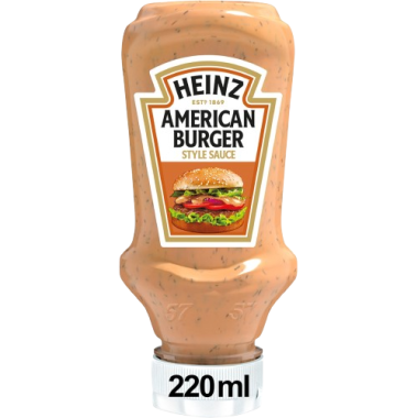 SALSA AMERICAN BURGUER HEINZ PET 220 ML