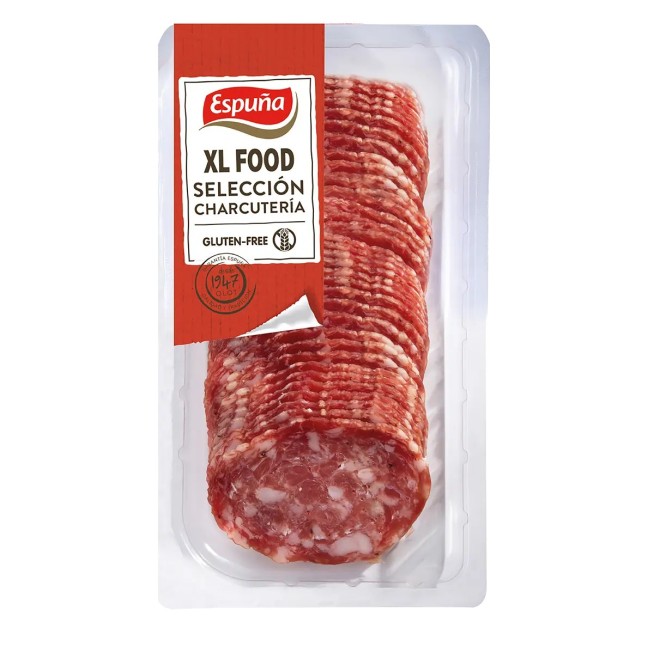 SALCHICHON ESPUÑA C/18400 LONCHAS BANDEJA 340GR.