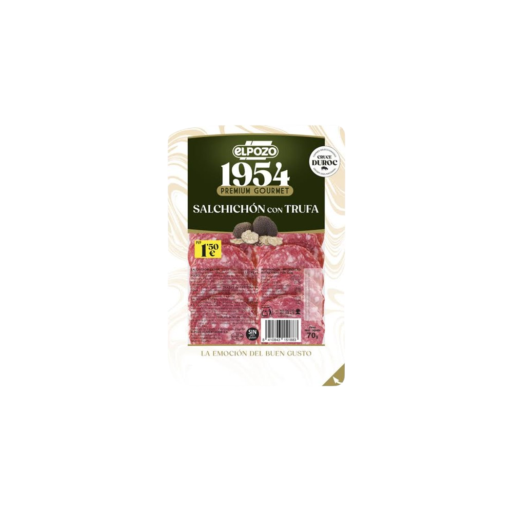 SALCHICHON CON TRUFA E/POZO (1.5€)C/15189 P/70GR