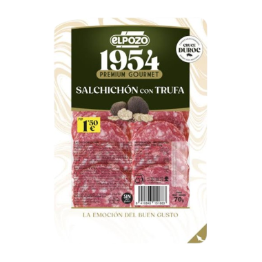 SALCHICHON CON TRUFA E/POZO (1.5€)C/15189 P/70GR