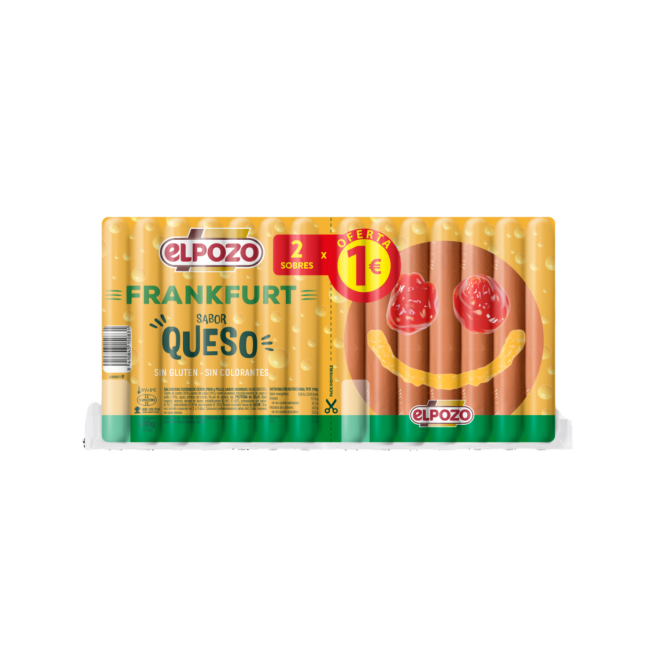 SALCHICHA E/POZO FRANKFURT C/15082 140X2 280G (1€)