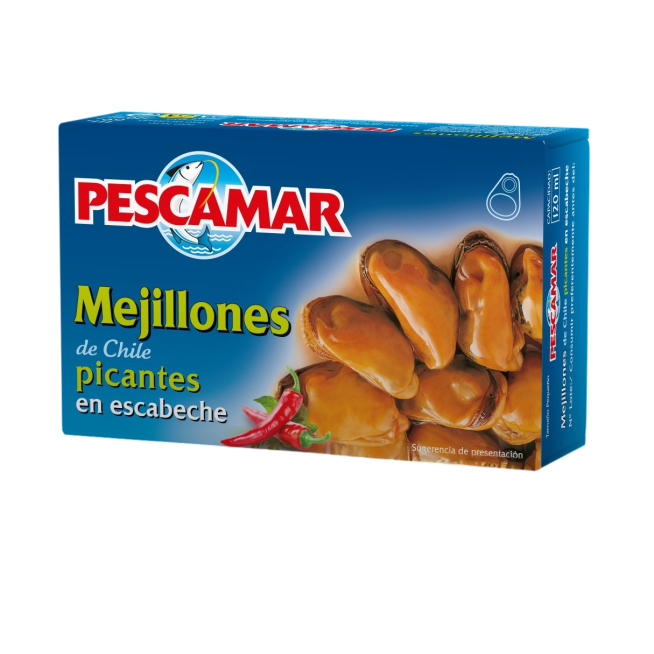 MEJILLON PICANTES ESCABECHE PESCAMAR L/69 GR
