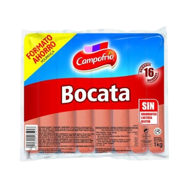 SALCH.C/42387 HOT DOG BOCATAS 16 UD. B/1KG