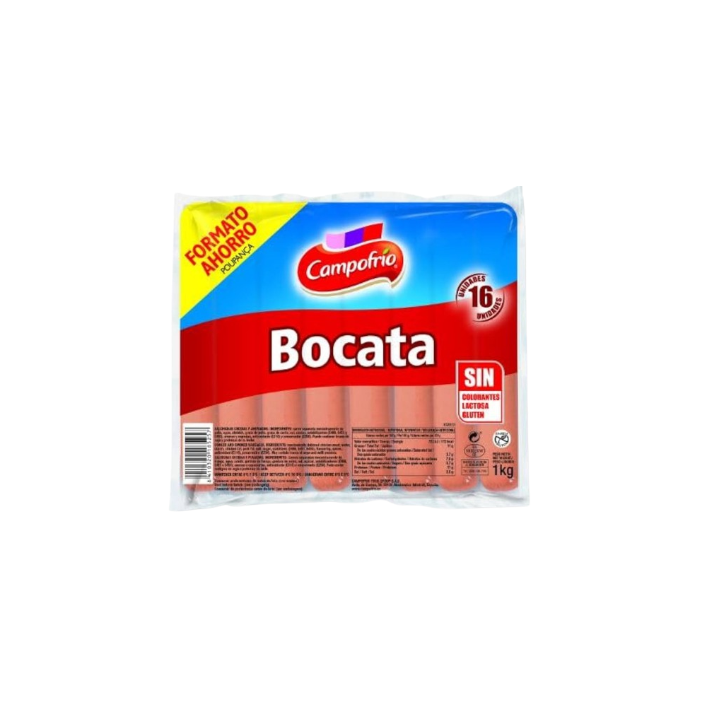 SALCH.C/42387 HOT DOG BOCATAS 16 UD. B/1KG