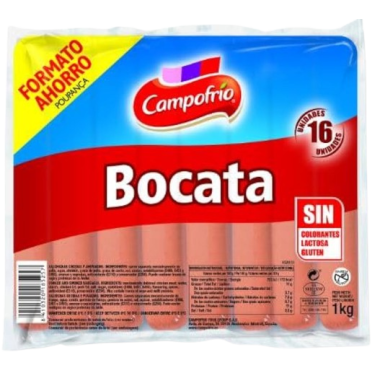 SALCH.C/42387 HOT DOG BOCATAS 16 UD. B/1KG