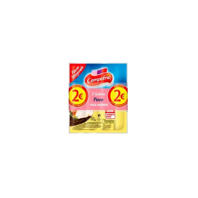 SALCH.C/39847 PAVO CAMPOFRIO  P/3X170GR (2€)