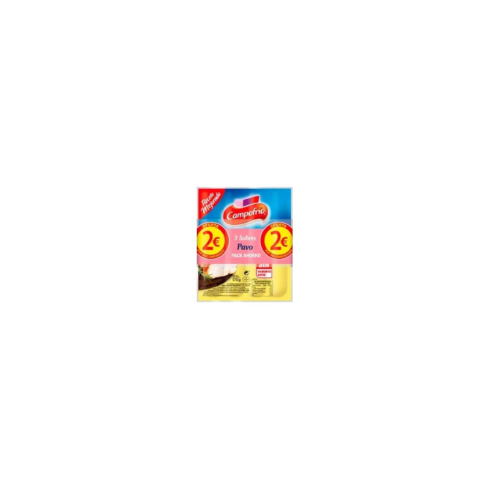 SALCH.C/39847 PAVO CAMPOFRIO  P/3X170GR (2€)