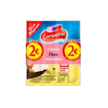 SALCH.C/39847 PAVO CAMPOFRIO  P/3X170GR (2€)