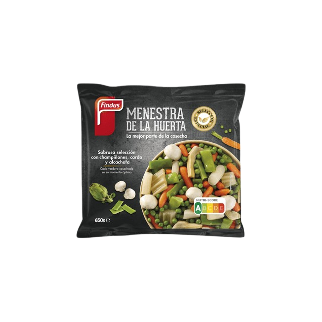 MENESTRA VERDURA DE LA HUERTA FINDUS CONG. B/650GR