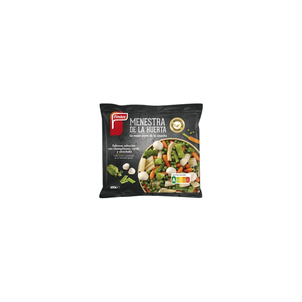 MENESTRA VERDURA DE LA HUERTA FINDUS CONG. B/650GR