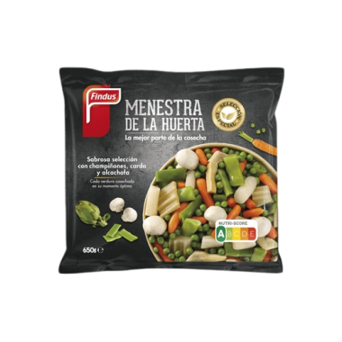 MENESTRA VERDURA DE LA HUERTA FINDUS CONG. B/650GR