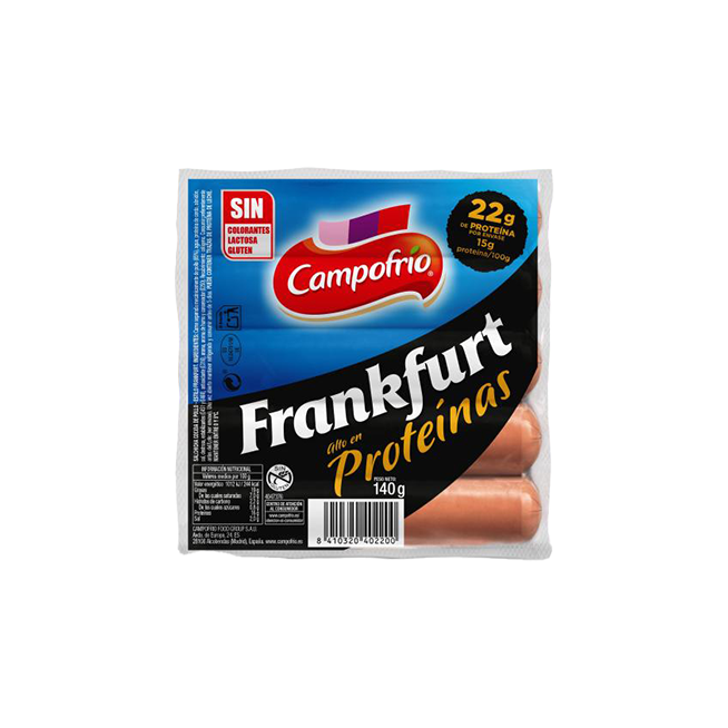 SALCH. FRANKFURT CAMPOFRIO +PROT.C/41716 B/140 GR