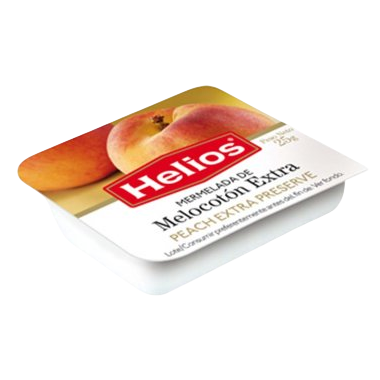 MERMELAD.PORCION HELIOS MELOCOTON 25 GR C/80UD