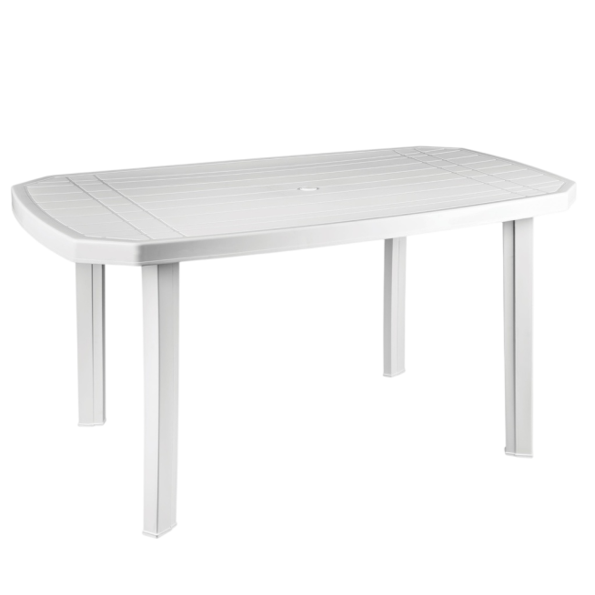 MESA RECTANGULAR POLIPROPIL. JARDIN 1350X730X850MM
